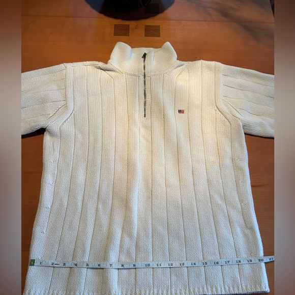 Men’s Polo Jeans Co 1/4 Zip Pullover Cotton Sweater - Picture 5 of 8